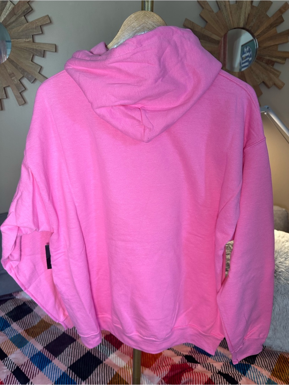 Spencer's Mean Girls “On Wednesdays We Wear Pink” Pink Graphic Hoodie - Picture 7 of 7